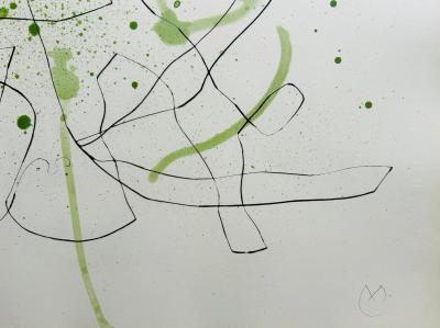 Joan MIRO - Flux de l’aimant, 1964 - Pointe-sèche et aquatinte originale signée au crayon 2