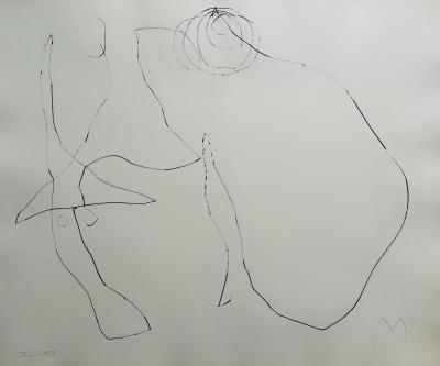 Joan MIRO - Flux de l’aimant, 1964 - Pointe-sèche originale signée au crayon 2