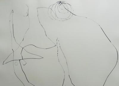 Joan MIRO - Flux de l’aimant, 1964 - Pointe-sèche originale signée au crayon 2