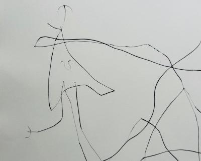Joan MIRO - Flux de l’aimant, 1964 - Pointe-sèche et aquatinte originale signée au crayon 2