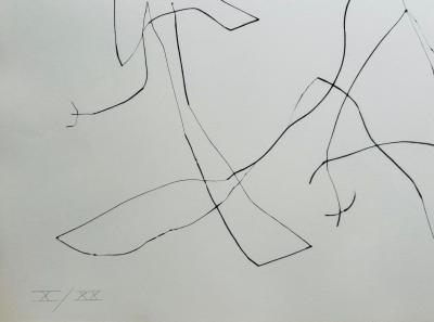 Joan MIRO - Flux de l’aimant, 1964 - Pointe-sèche et aquatinte originale signée au crayon 2