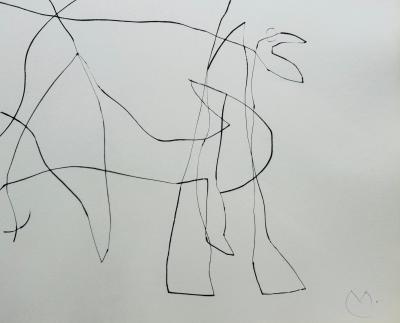 Joan MIRO - Flux de l’aimant, 1964 - Pointe-sèche et aquatinte originale signée au crayon 2