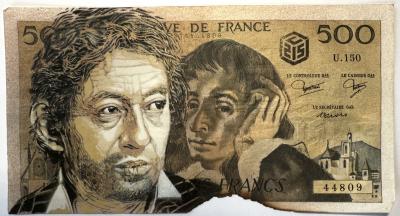 C215 - Gainsbourg sur billet de 500 Fr 2