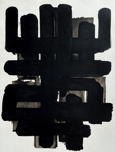 Pierre SOULAGES - Lithographie n°3, 1958 - Lithographie originale Mourlot 2