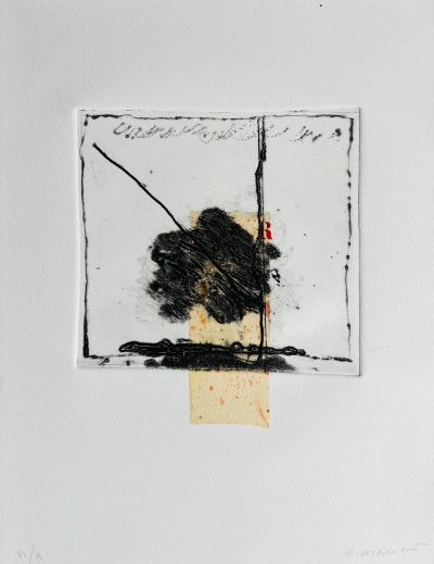 James COIGNARD - Travel diary, 1982 - Original Carborundum engraving signed in pencil 2