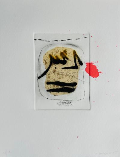 James COIGNARD - Carnet de voyage, 1982 - Gravure originale au Carborandum signée au crayon 2