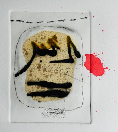 James COIGNARD - Carnet de voyage, 1982 - Gravure originale au Carborandum signée au crayon 2