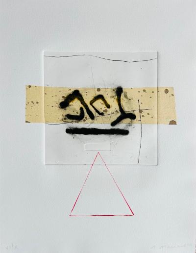 James COIGNARD - Carnet de voyage, 1982 - Gravure originale au Carborandum signée au crayon 2