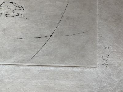 Hans BELLMER - Filles dans la rue, 1971 - Gravure signée au crayon sur papier Japon 2