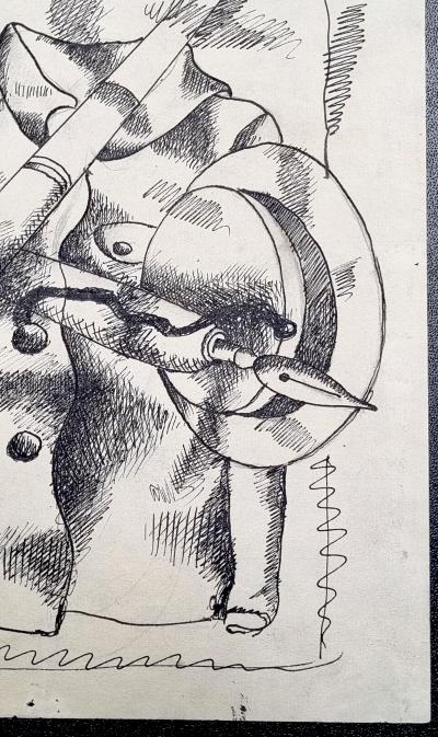 Fernand Léger - Nature morte au chapeau et à la chemise, vers 1932 - Dessin 2