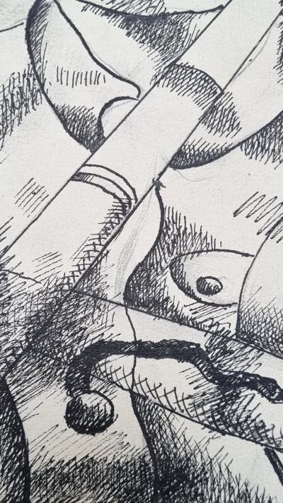 Fernand Léger - Nature morte au chapeau et à la chemise, vers 1932 - Dessin 2