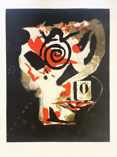 Juan José Torralba - Bodegan, 1970 - Gravure au carborundum 2