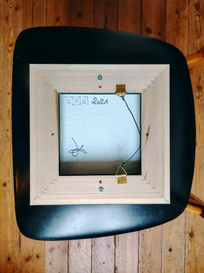 KOA - Bleu Canard - Acrylique sur toile 2