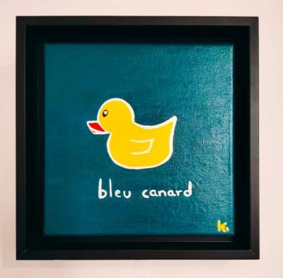 KOA - Bleu Canard - Acrylique sur toile 2