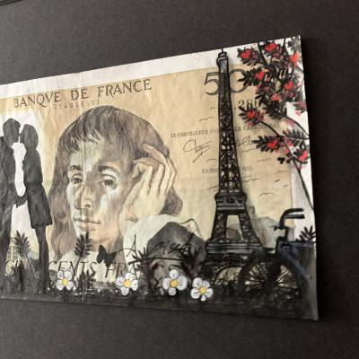 Cisco - Precious, 2025 - Acrylique sur billet 2