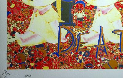 Death NYC : Nara with blue hair, 2020  - Sérigraphie originale signée 2