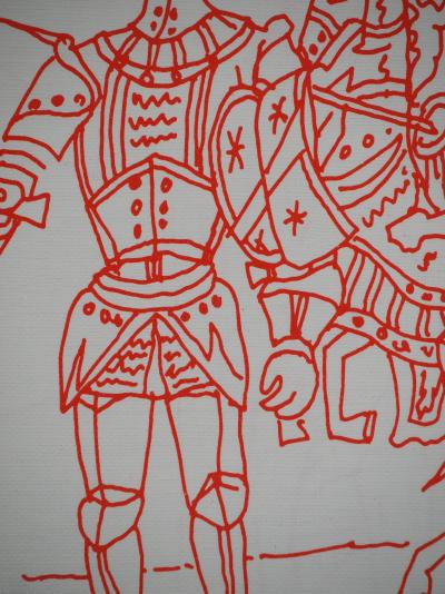 Jean COCTEAU : Chevalier du goût, Lithographie originale signée 2