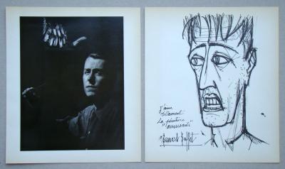 Bernard BUFFET (d'après) - Portrait, 1957 - Photographie offset 2