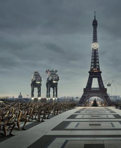 Cedric Delsaux - Paris 2020 the black wave - Tirage photographique 2