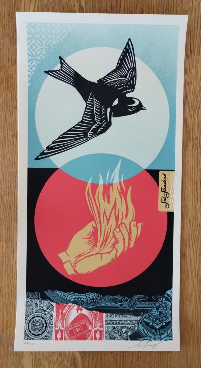 Shepard FAIREY (Obey) - Sub-Standard 2023 - Sérigraphie signée, numerotée au crayon 2