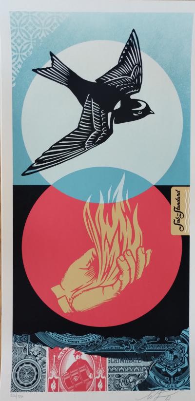 Shepard FAIREY (Obey) - Sub-Standard 2023 - Sérigraphie signée, numerotée au crayon 2