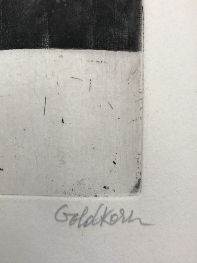 Georges GOLDKORN - Conjunction, 1966. Hand-signed aquatint etching 2