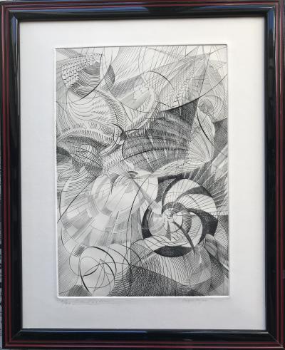 Germaine de COSTER - Cosuillages, vers 1960 - Gravure au burin signé à la main 2