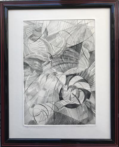 Germaine de COSTER - Cosuillages, vers 1960 - Gravure au burin signé à la main 2