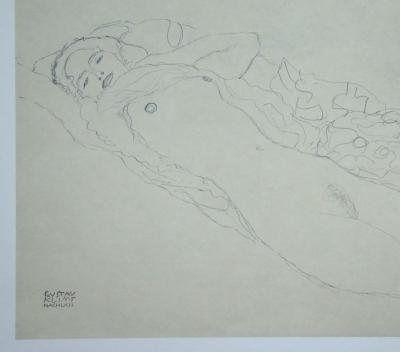 Gustav KLIMT (after), Erotic drawing, 1979 - Offset lithography 2