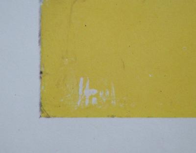 Nicolas DE STAËL (after) - Agrigente, 1960 - Offset lithography signed 2