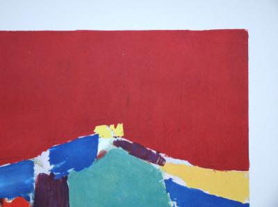 Nicolas DE STAËL (d’après) - Agrigente, 1960 - Lithographie offset signée 2