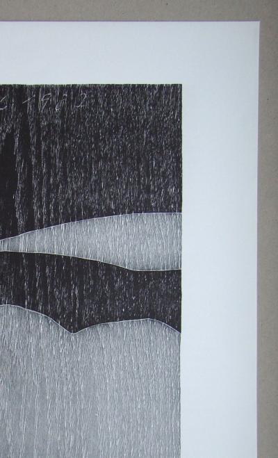 Franz EGGENSCHWILER - Lichtung II., 1992 - Gravure sur bois 2