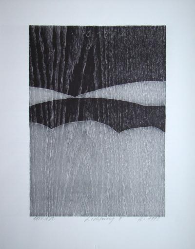 Franz EGGENSCHWILER - Lichtung II., 1992 - Gravure sur bois 2