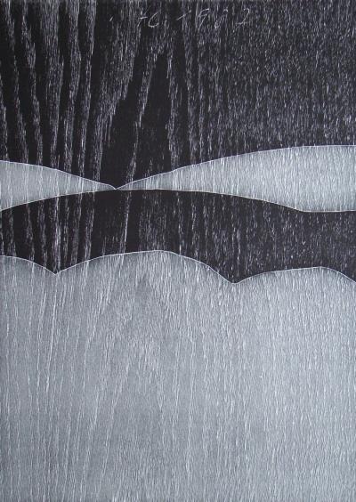 Franz EGGENSCHWILER - Lichtung II., 1992 - Gravure sur bois 2