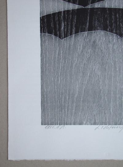 Franz EGGENSCHWILER - Lichtung II., 1992 - Gravure sur bois 2