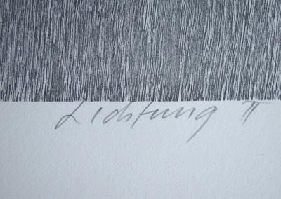 Franz EGGENSCHWILER - Lichtung II., 1992 - Gravure sur bois 2