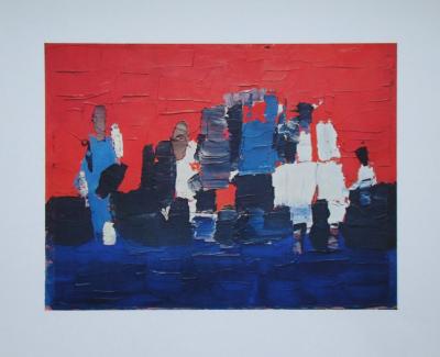Nicolas DE STAËL (after) - Les petits footballeurs, 1960 - Offset lithography 2