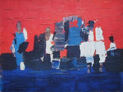 Nicolas DE STAËL (after) - Les petits footballeurs, 1960 - Offset lithography 2
