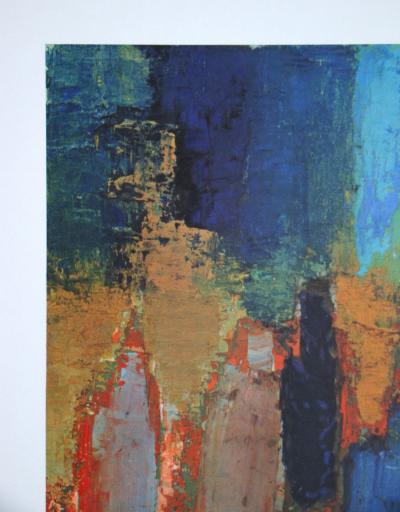 Nicolas DE STAËL (after) - Bouteilles, 1960 - Offset lithography signed 2