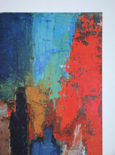 Nicolas DE STAËL (after) - Bouteilles, 1960 - Offset lithography signed 2
