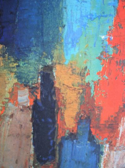 Nicolas DE STAËL (after) - Bouteilles, 1960 - Offset lithography signed 2
