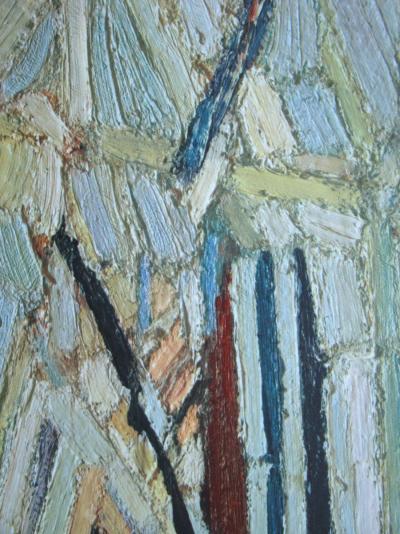 Nicolas DE STAËL (after) - Composition Céladon, 1960 - Offset lithography signed 2