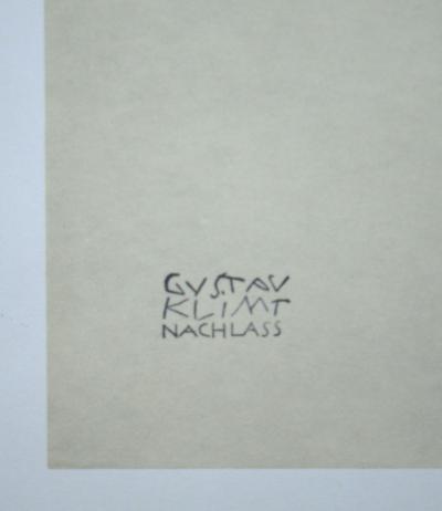 Gustav KLIMT (after), Erotic drawing, 1979 - Offset lithography 2