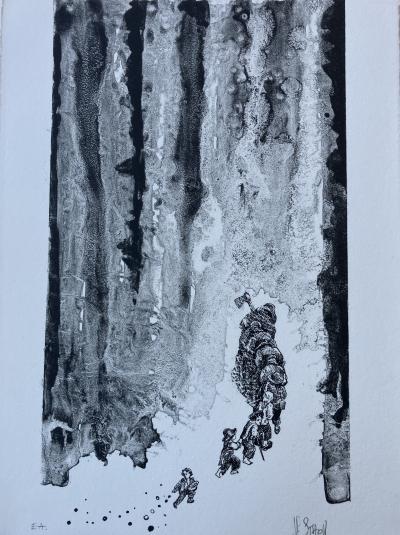 Jean-Pierre STHOLL - Forêts fantômes, 2013 - 4 lithographies 2