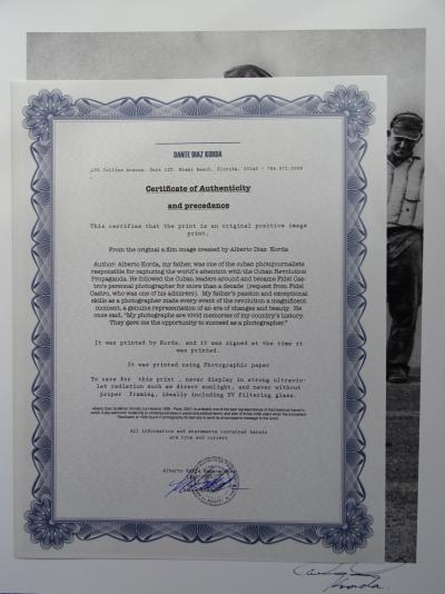 Alberto Korda (1928-2001),Che Guevara, hand signed 2