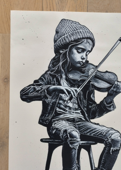 Jef Aerosol - La Violoncelliste 2