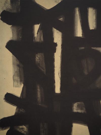 Pierre SOULAGES : Peinture II 1947, Héliogravure signée 2