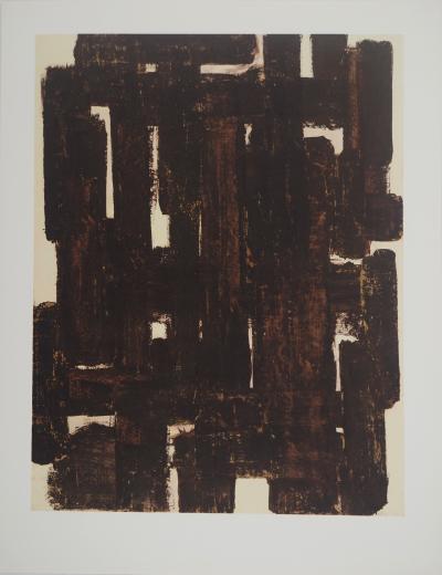Pierre SOULAGES: Painting III 1948, Signed heliogravure 2