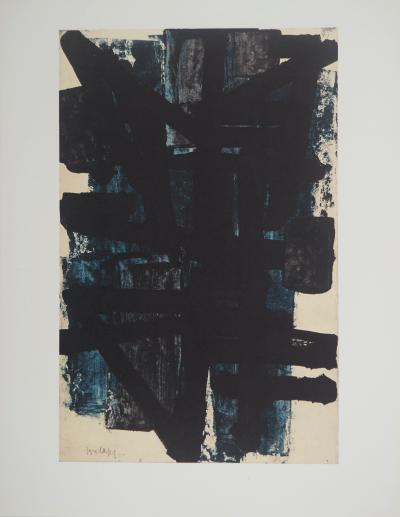 Pierre SOULAGES : Peinture 1950, Héliogravure signée 2