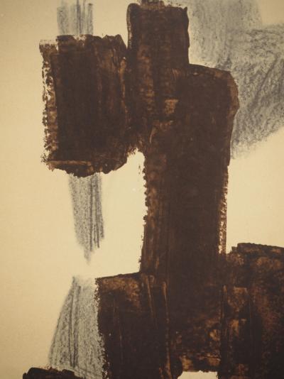 Pierre SOULAGES : Peinture II 1950, Héliogravure signée 2